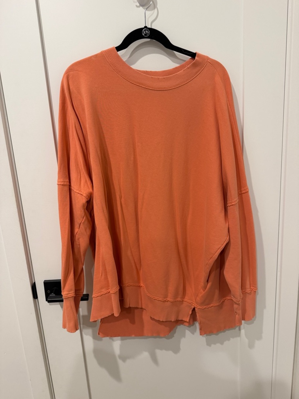 aerie Oversized Long Sleeve Sweatshirt - Orange